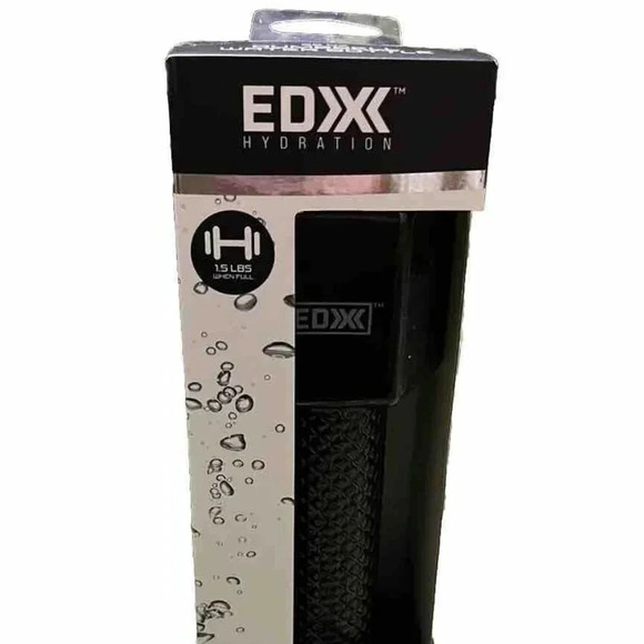NEW EDX Hydration 22oz BPA Free Dumbbell Shaped Water Bottle - Picture 1 of 5